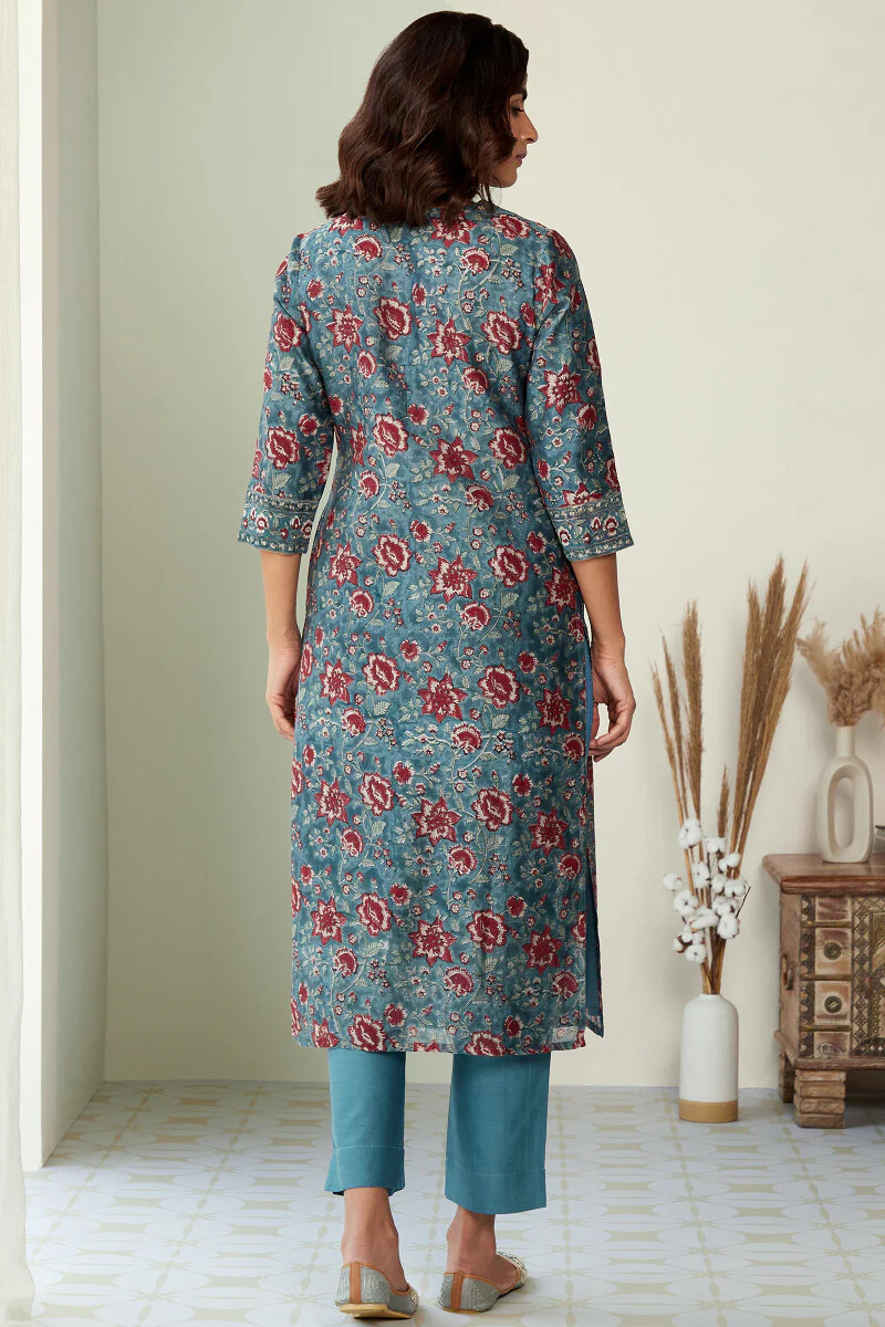 Mehrunissa Saira Chanderi Kurta - Image 9