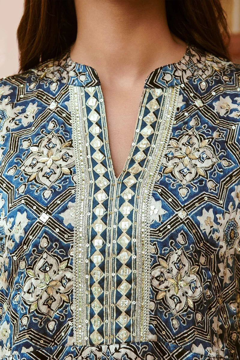 Mehrunissa Seerat Ajrak Kurta - Image 5