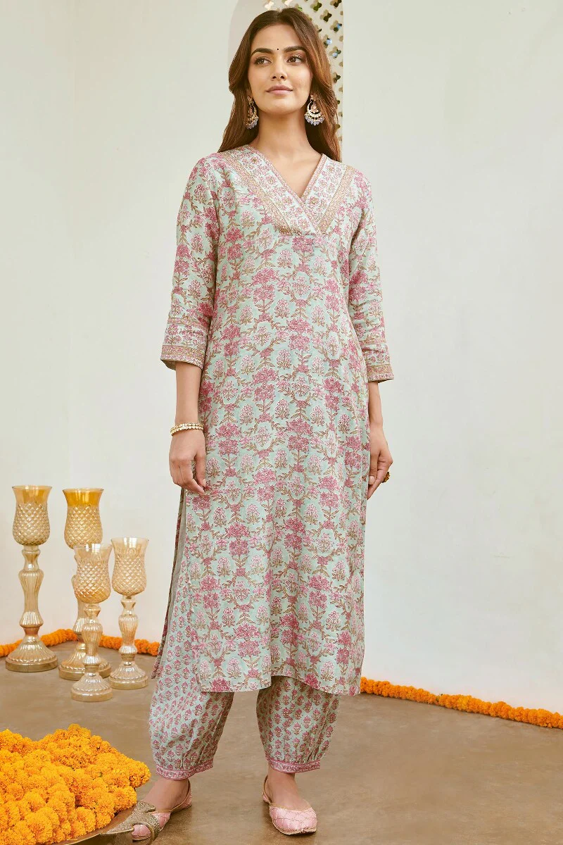 Mehrunissa Shazia Chanderi Kurta - Image 2