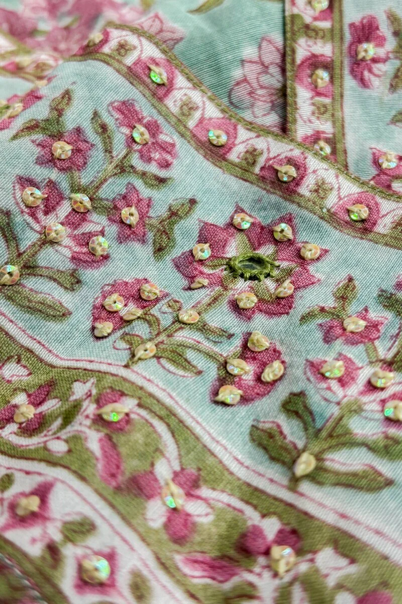Mehrunissa Shazia Chanderi Kurta - Image 3