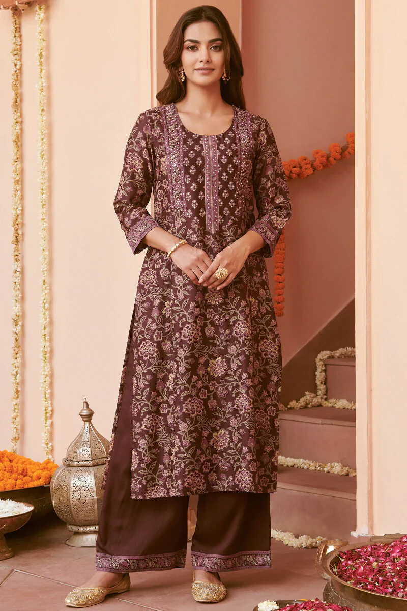 Surplus: Mehrunissa Shirin Chanderi Kurta - Image 2