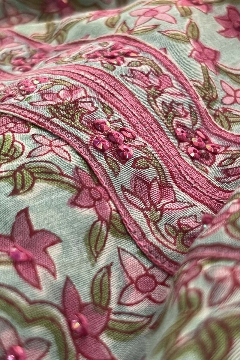 Mehrunissa Yasmine Chanderi Kurta - Image 3