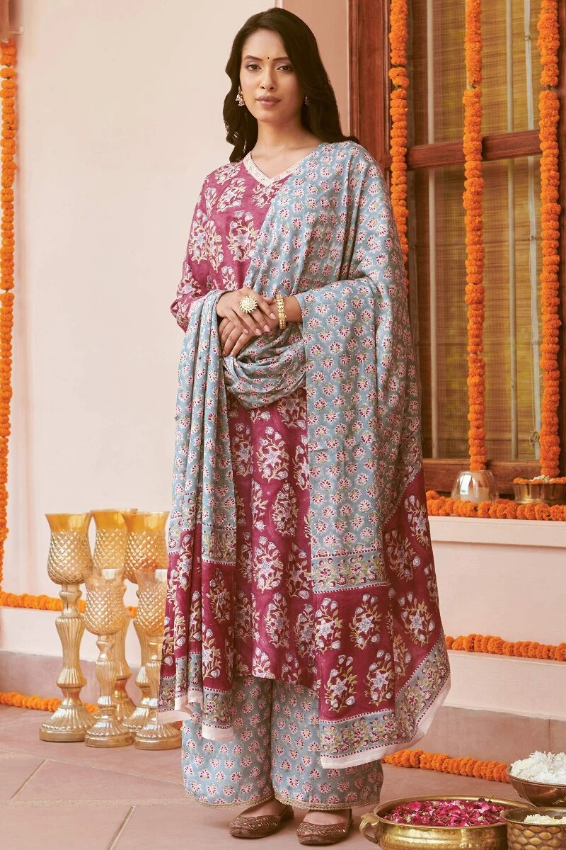 Mehrunissa Zarina Sanganeri Kurta - Image 4