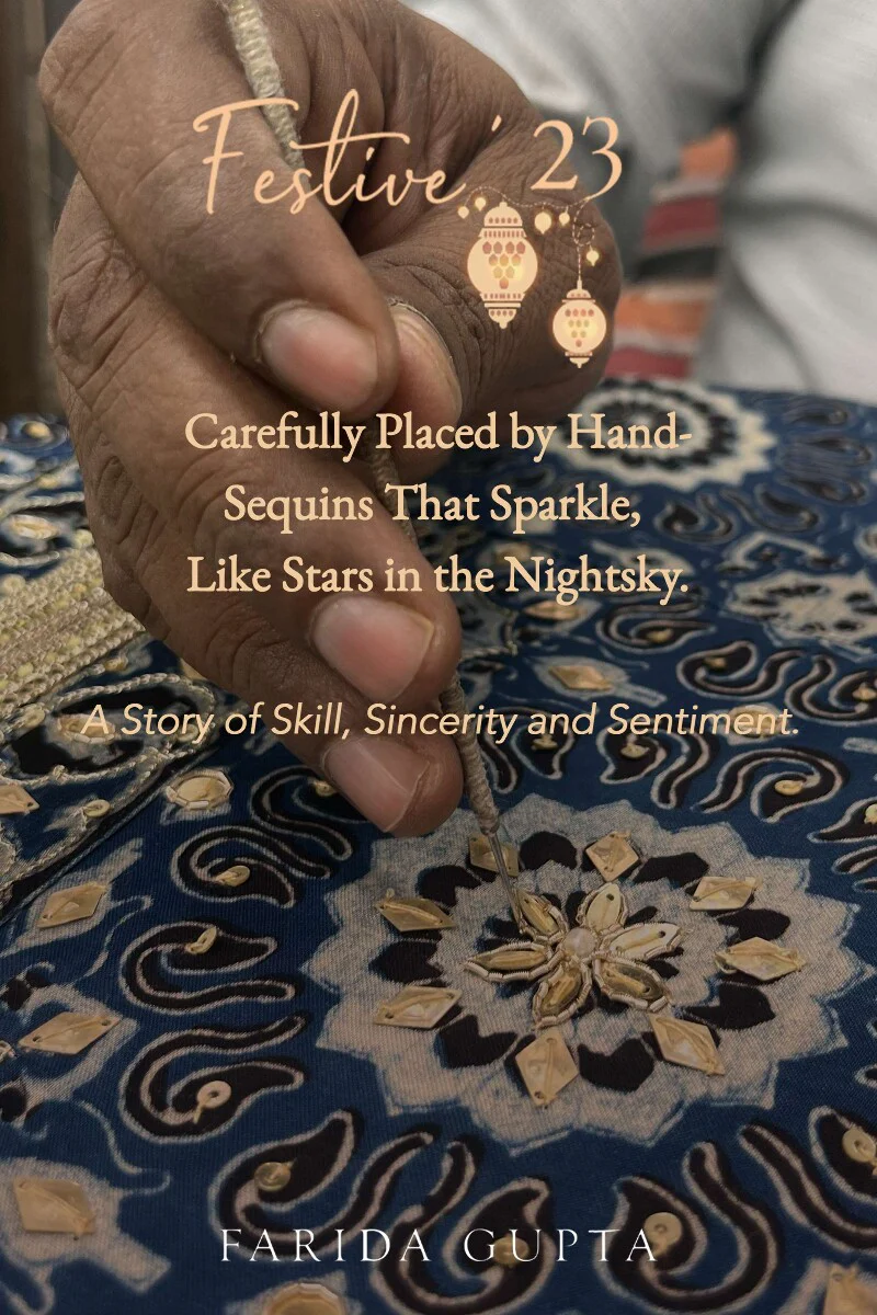 Mehrunissa Zubeida Ajrak Kurta Set (Kurta + Pants) - Image 11