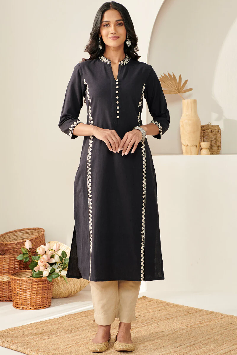 Mirza Asmara Handloom Kurta - Image 2