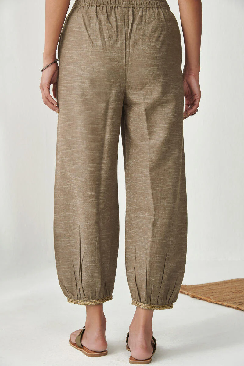Mirza Farah Handloom Izhaar Pants - Image 4