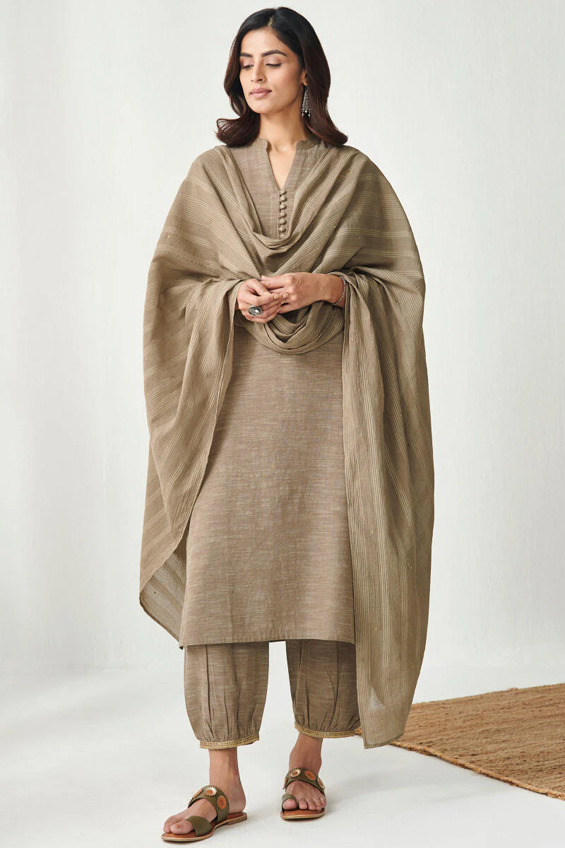 Mirza Farah Handloom Izhaar Pants - Image 3