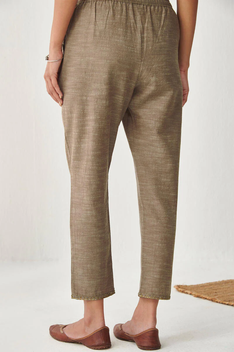 Mirza Farah Handloom Narrow Pants - Image 5
