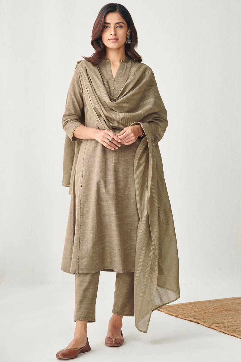 Mirza Farah Handloom Narrow Pants - Image 3