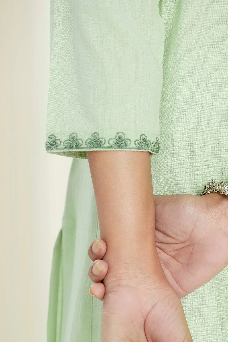 Mirza Gauhar Flax Cotton Kurta - Image 5