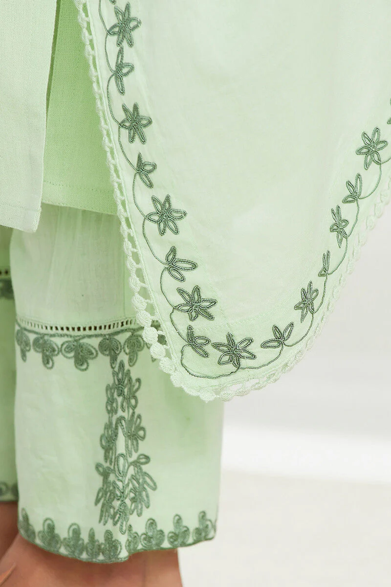 Mirza Gauhar Green Dupatta - Image 5
