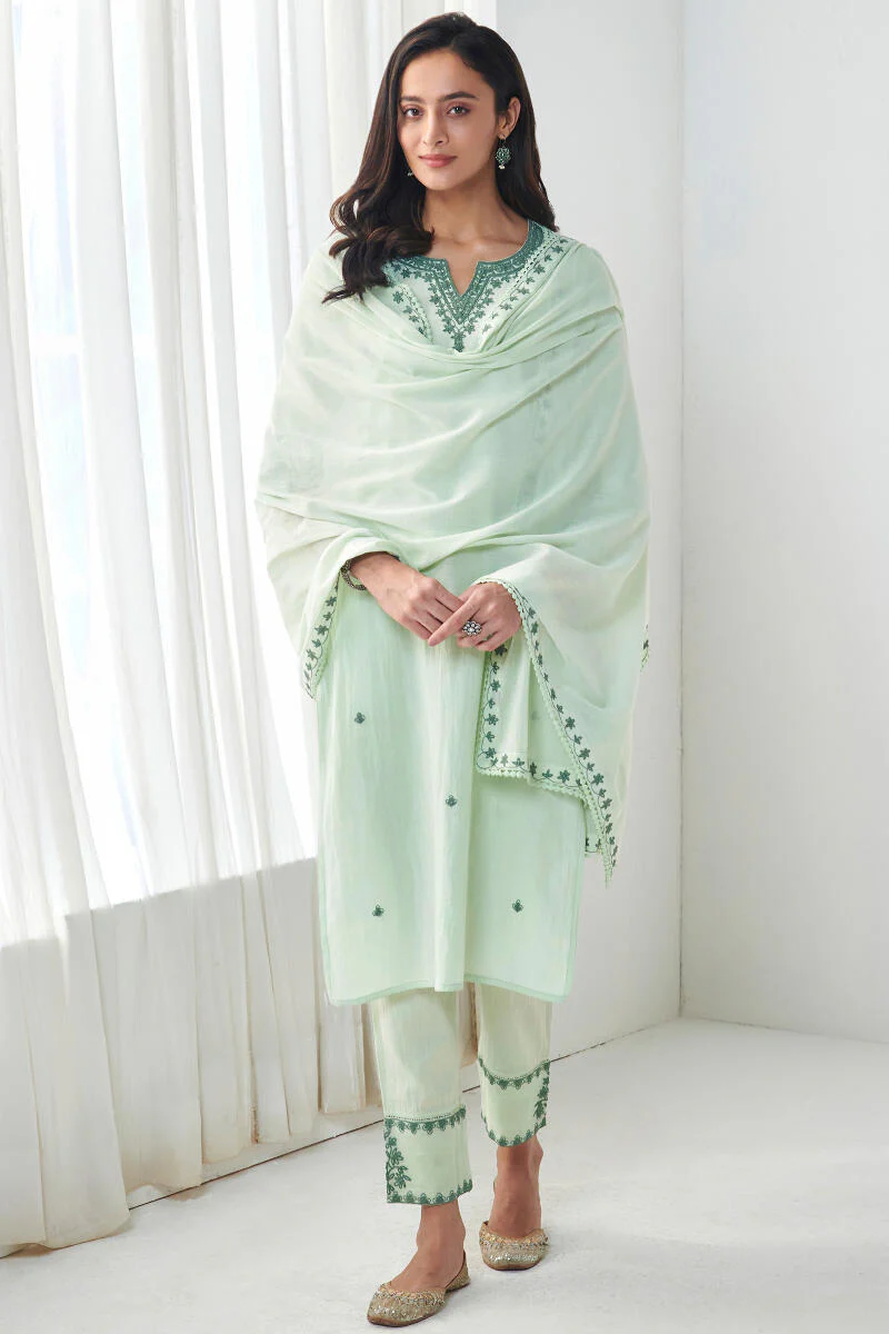 Mirza Gauhar Handloom Narrow Pants - Image 3