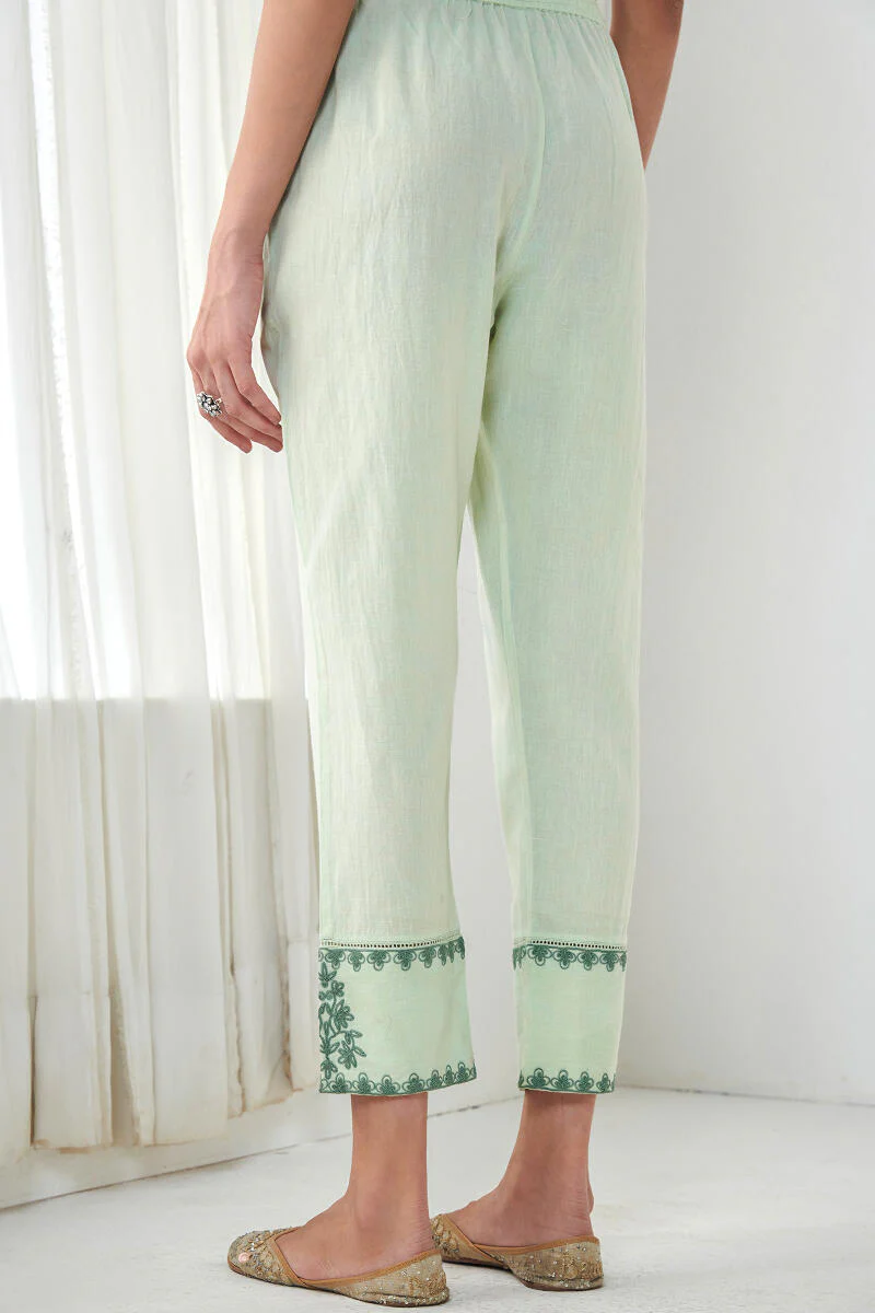 Mirza Gauhar Handloom Narrow Pants - Image 5