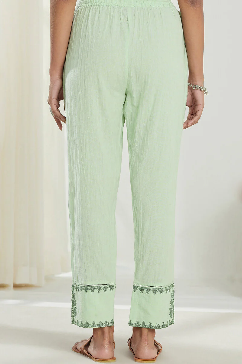 Mirza Gauhar Handloom Narrow Pants - Image 5