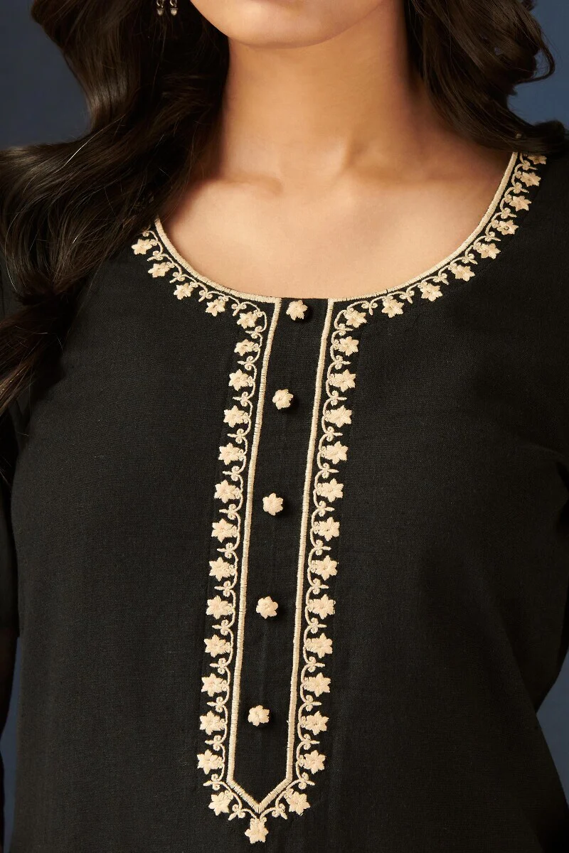 Mirza Jannat Black Kurta - Image 5