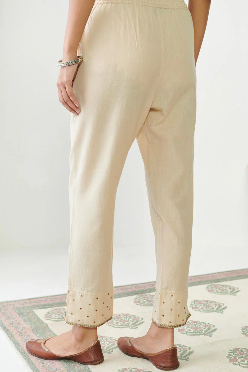 Mirza Jasmine Handloom Narrow Pants - Image 4