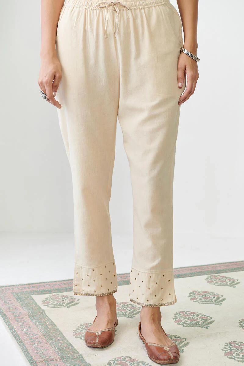 Mirza Jasmine Handloom Narrow Pants