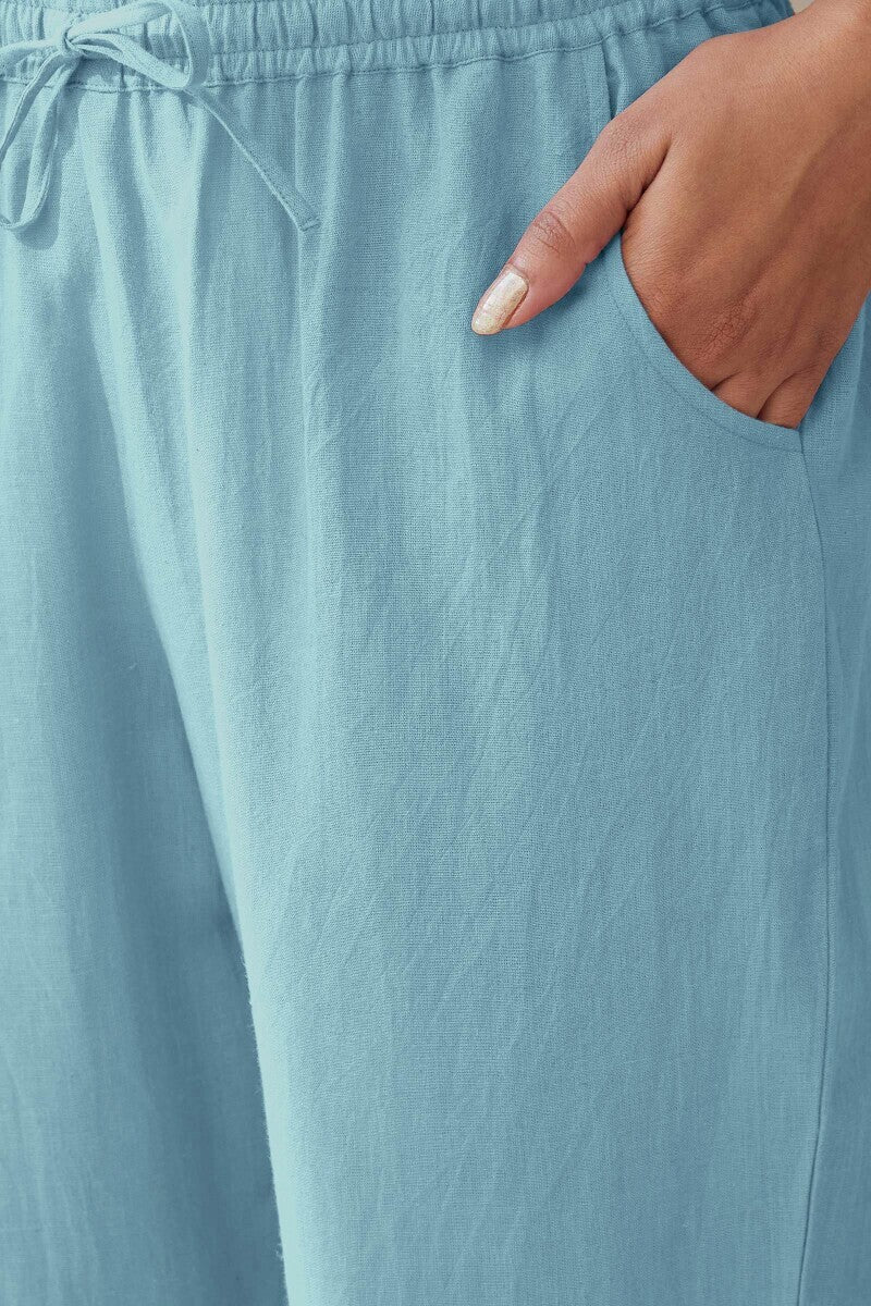 Surplus: Mirza Sehreen Blue Narrow Pants - Image 4