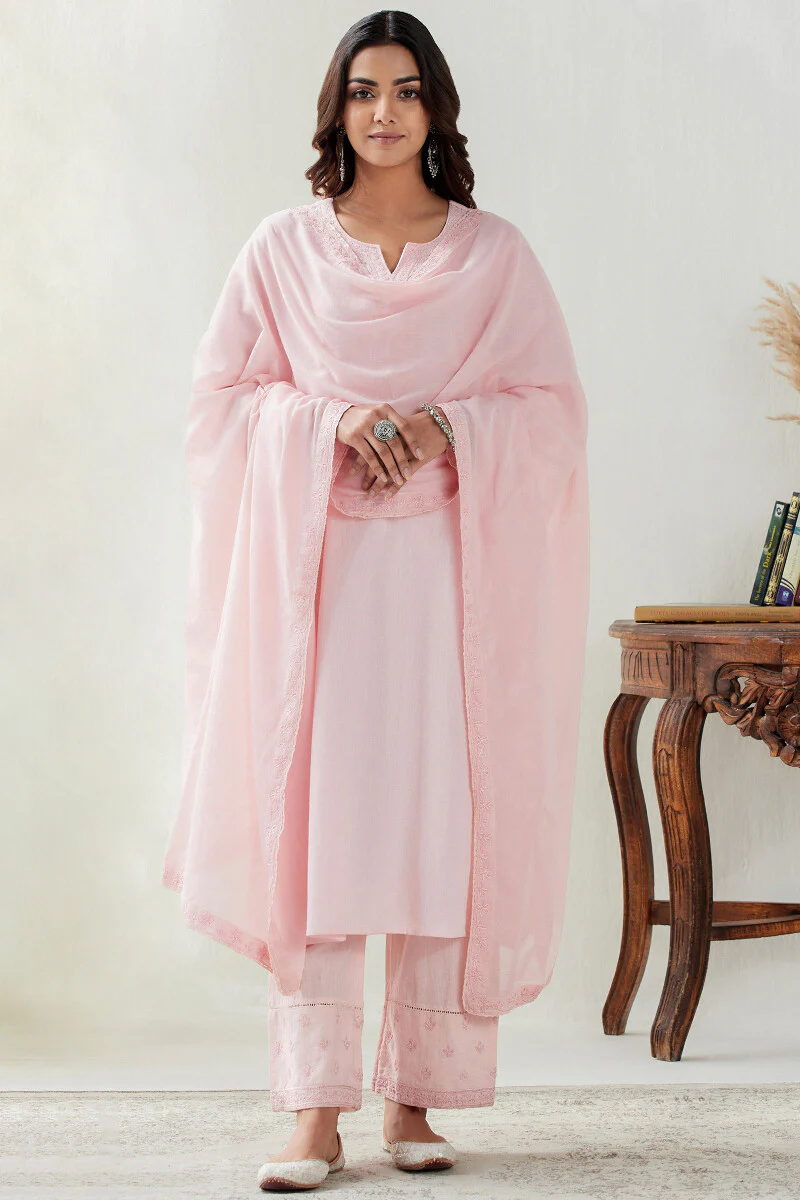 Mirza Yasmine Flax Cotton Kurta - Image 4