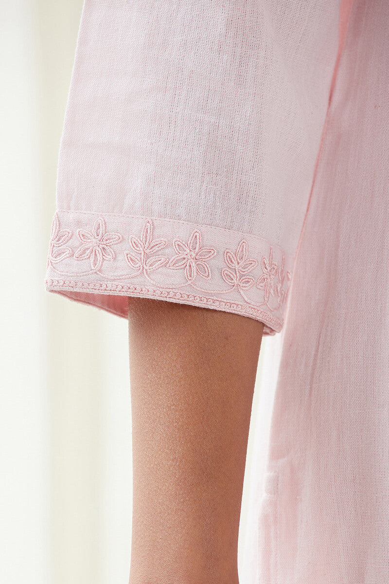Mirza Yasmine Flax Cotton Kurta - Image 5