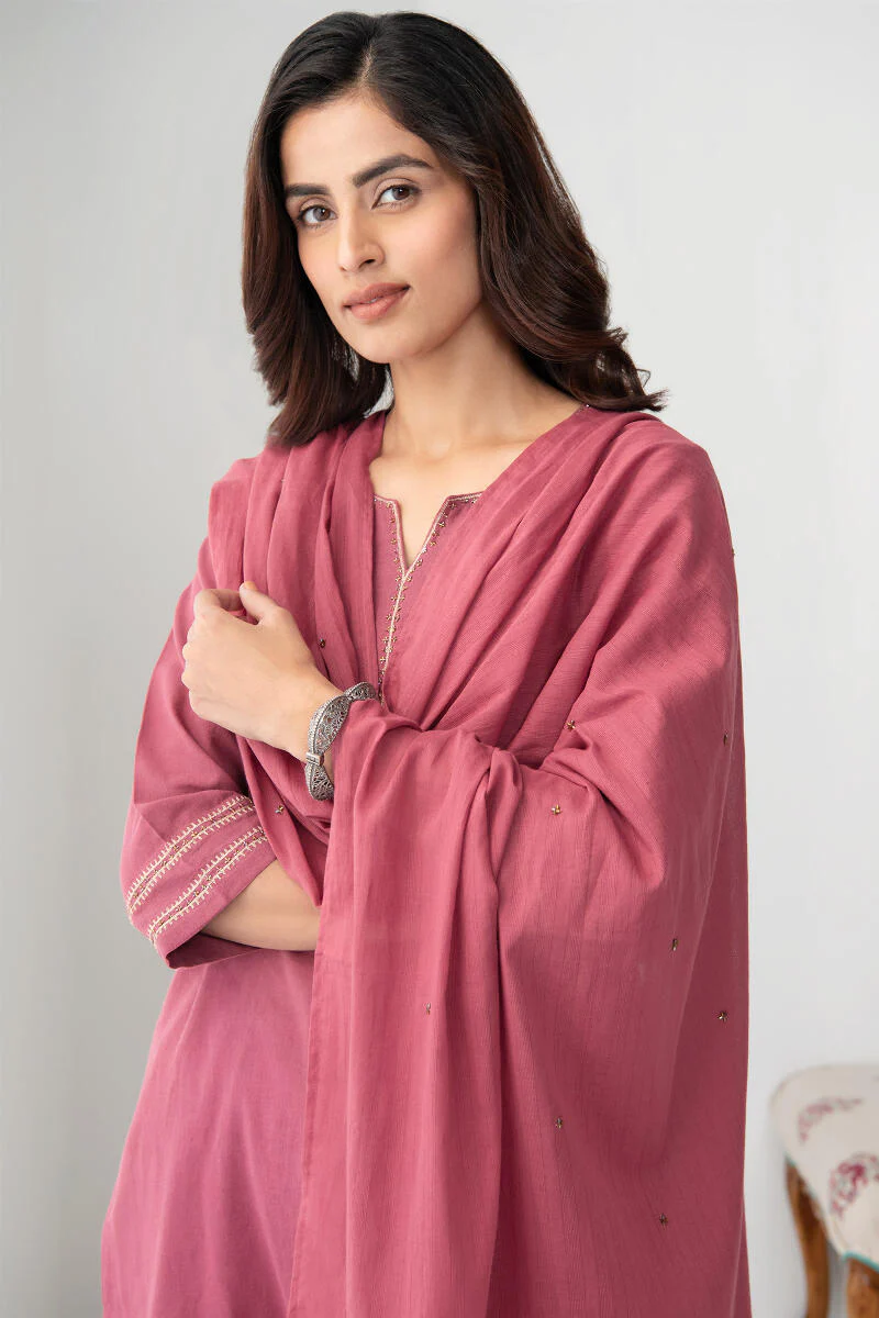 Mirza Zenia Dobby Dupatta - Image 5