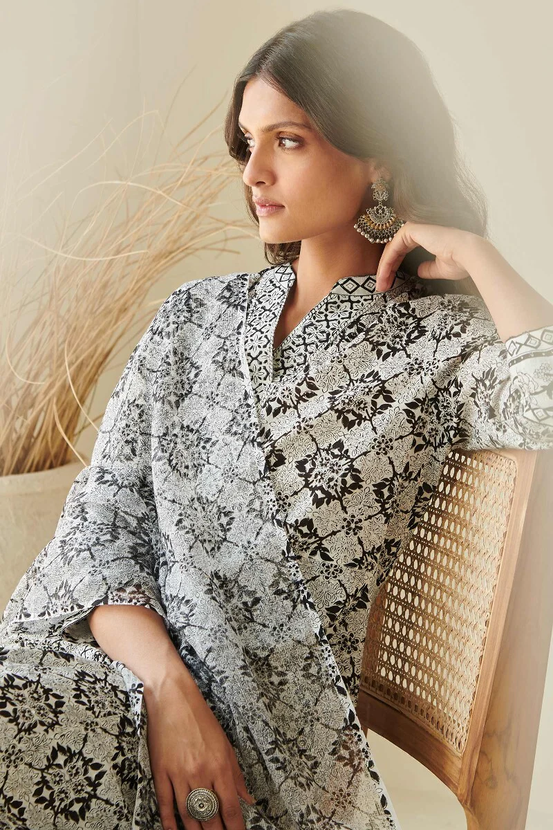 Mumtaz Nahida Sanganeri Kota Dupatta - Image 4