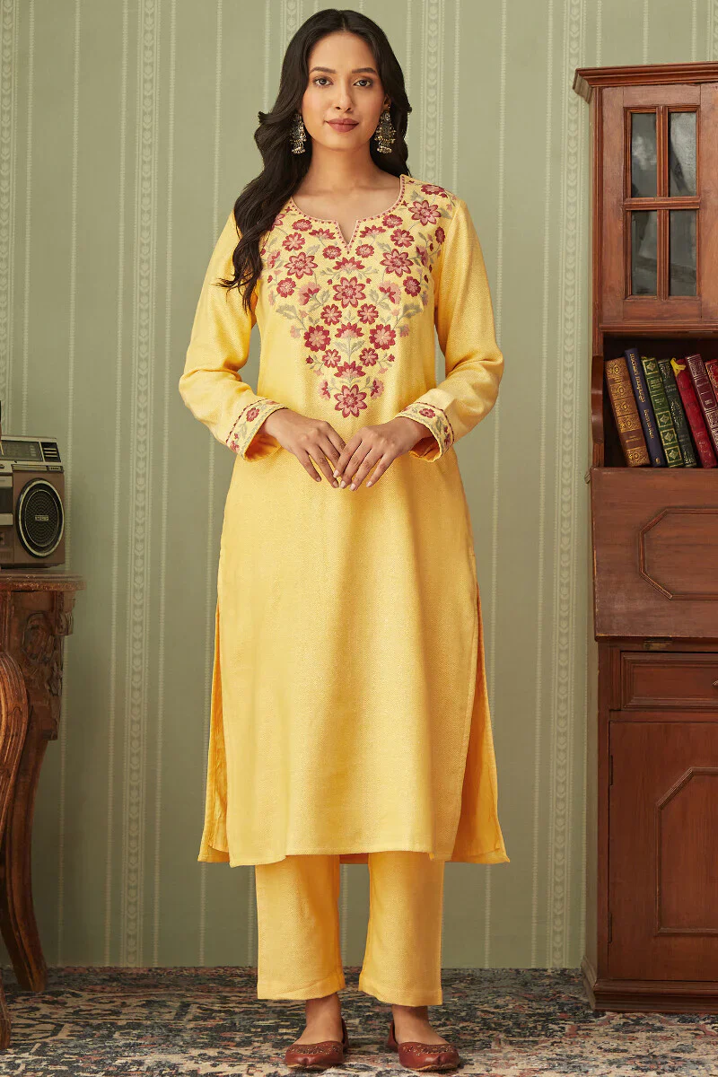 Naadirah Dalia Faux Wool Kurta - Image 2