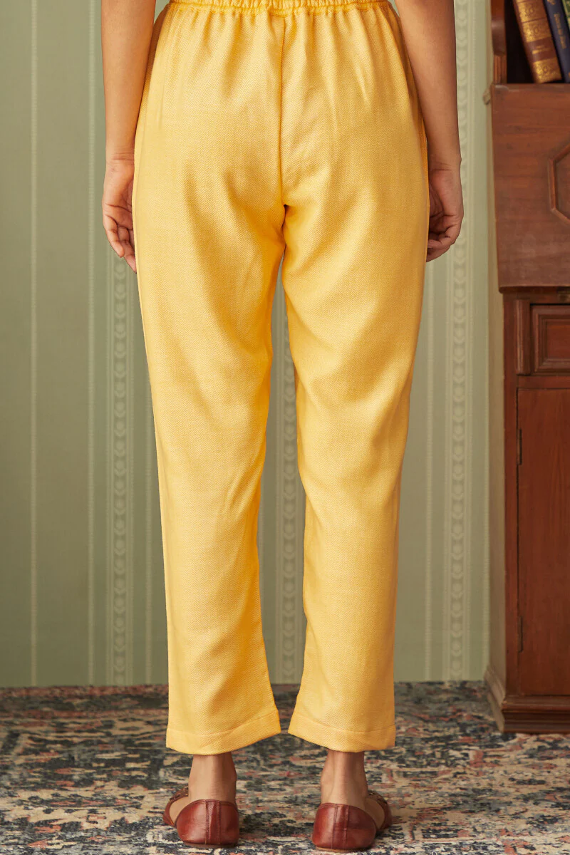 Naadirah Dalia Faux Wool Narrow Pants - Image 5