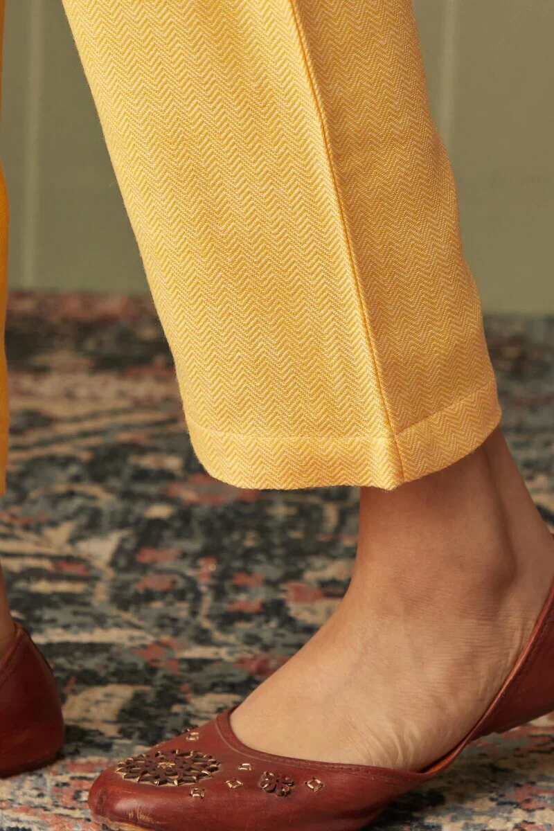 Naadirah Dalia Faux Wool Narrow Pants - Image 2