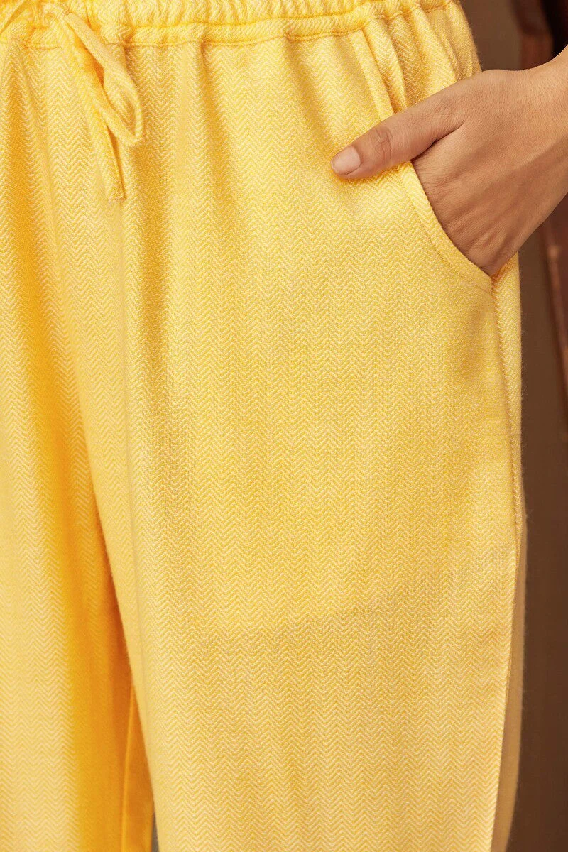 Naadirah Dalia Faux Wool Narrow Pants - Image 4