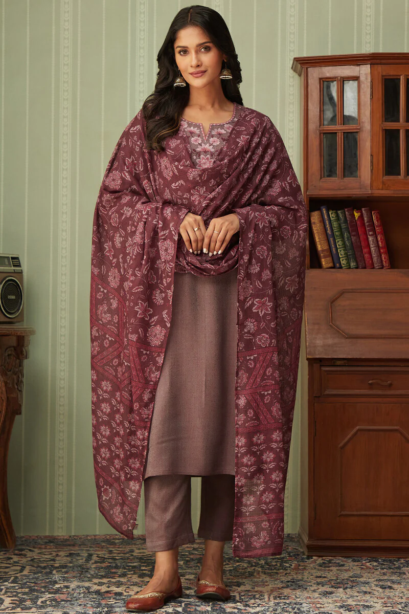 Naadirah Fahima Faux Wool Narrow Pants - Image 3