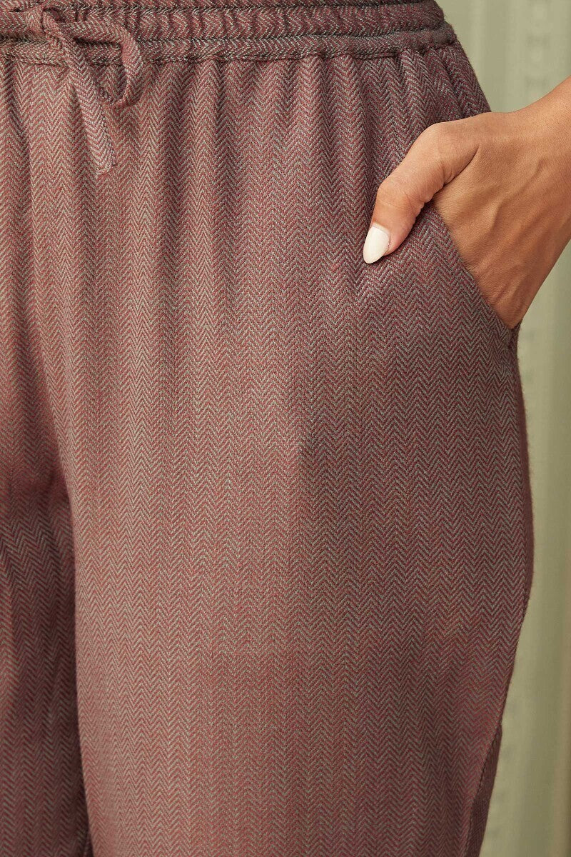Naadirah Fahima Faux Wool Narrow Pants - Image 4