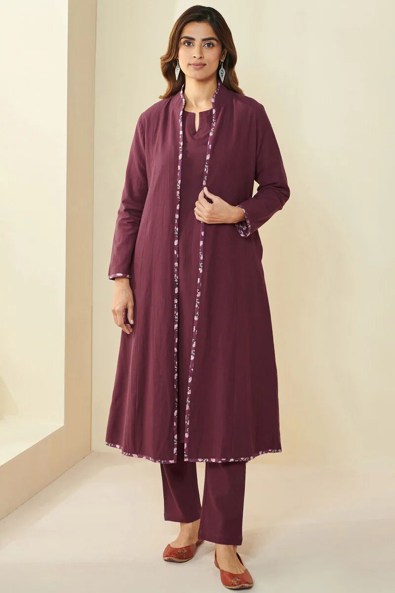 Naadirah Fahima Reversible Handloom Jacket - Image 3