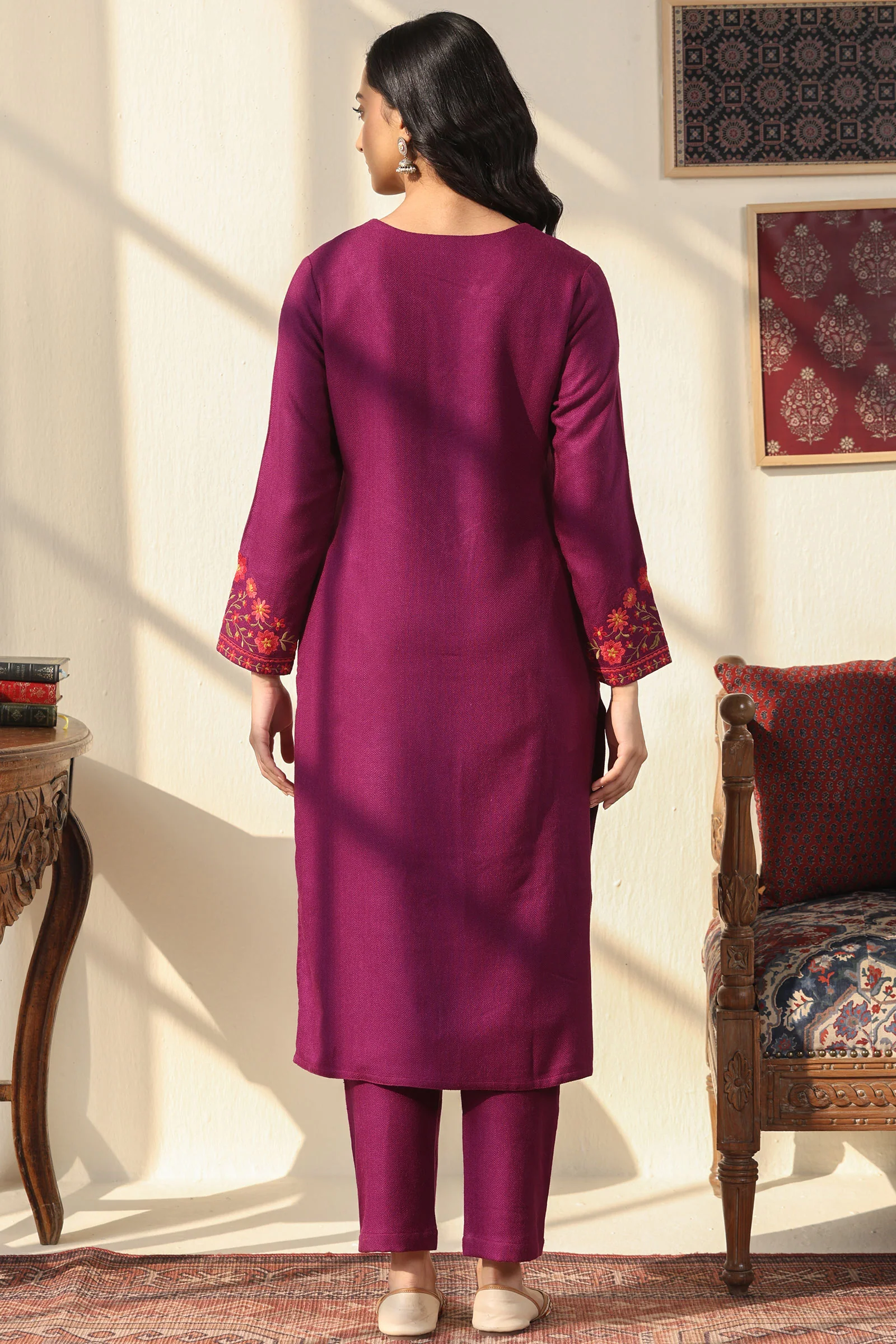 Naadirah Faiza Faux Wool Kurta - Image 8