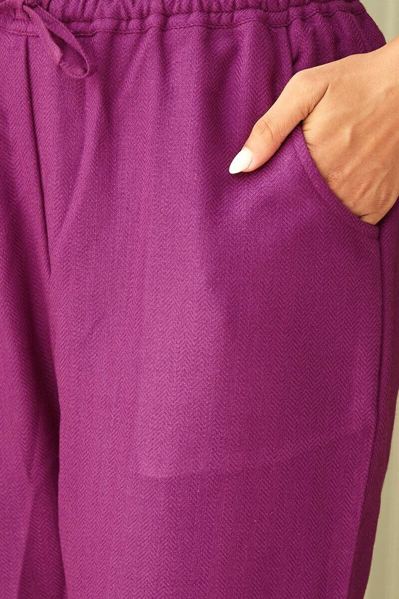 Surplus: Naadirah Faiza Faux Wool Narrow Pants - Image 3