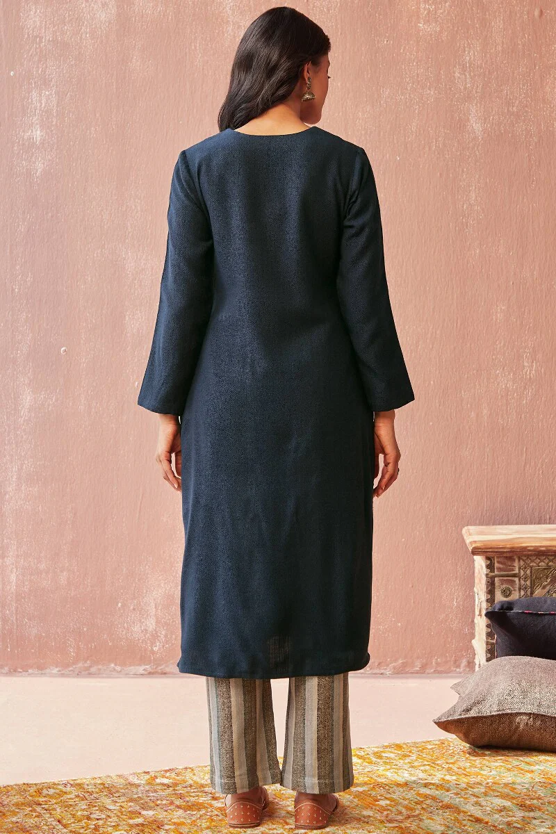 Naadirah Farah Faux Wool Kurta - Image 8