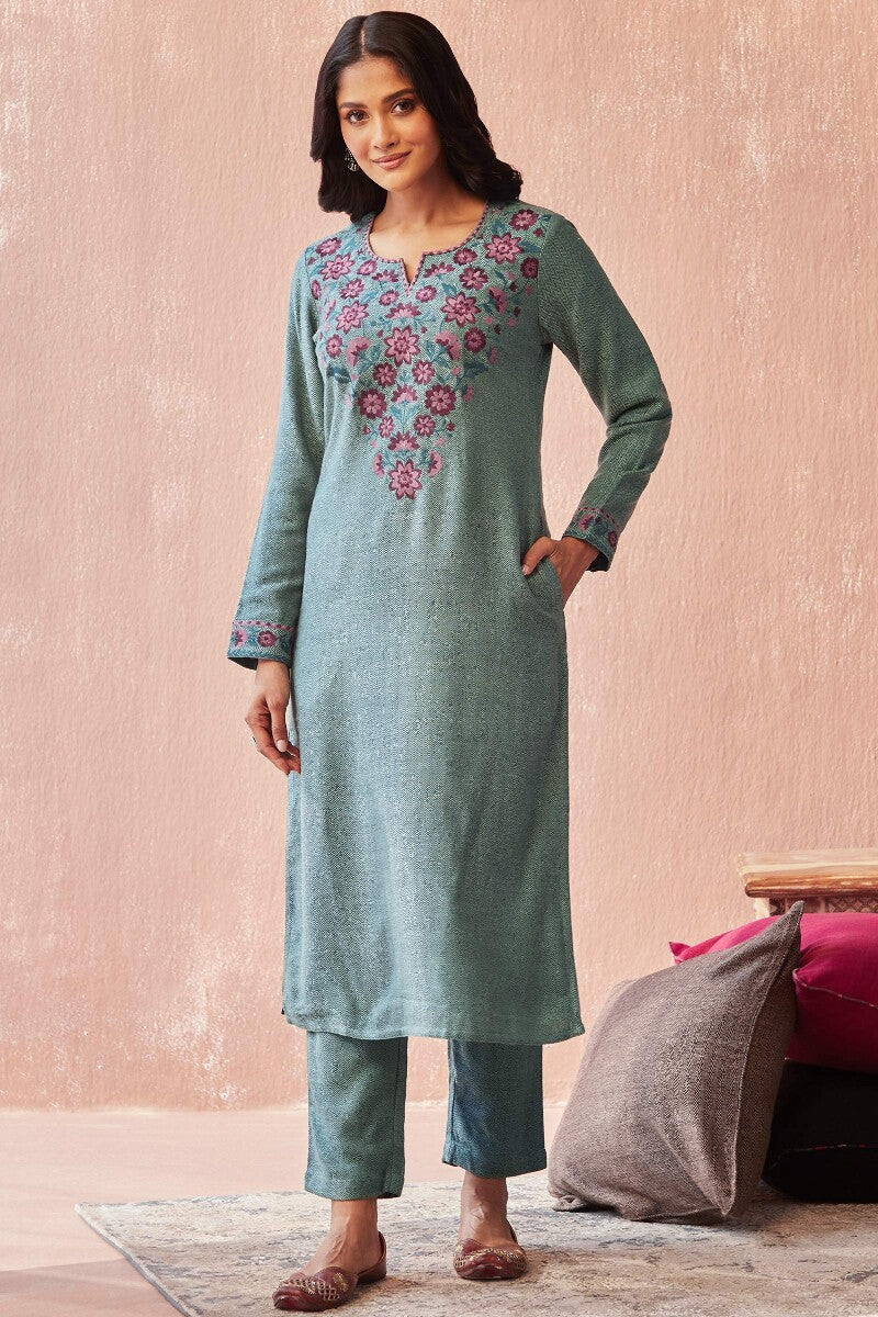 Naadirah Feriha Faux Wool Kurta - Image 2