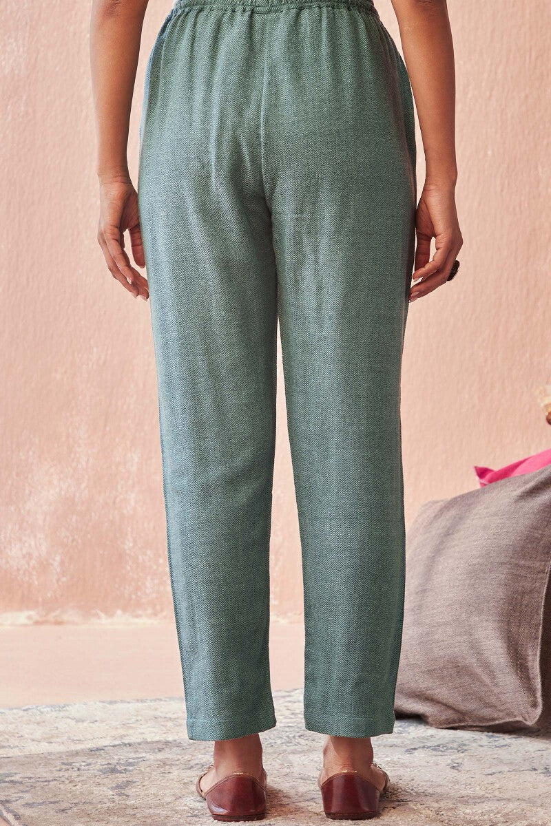 Naadirah Feriha Faux Wool Narrow Pants - Image 5