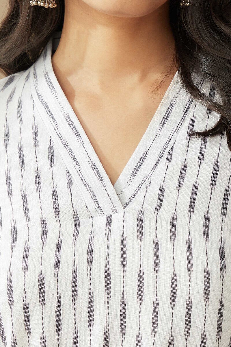 Naadirah Fiza White Kurta - Image 4