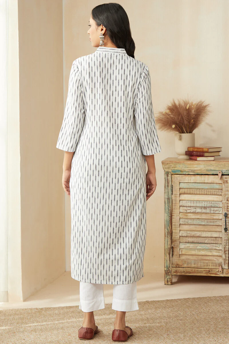 Naadirah Fiza White Kurta - Image 6