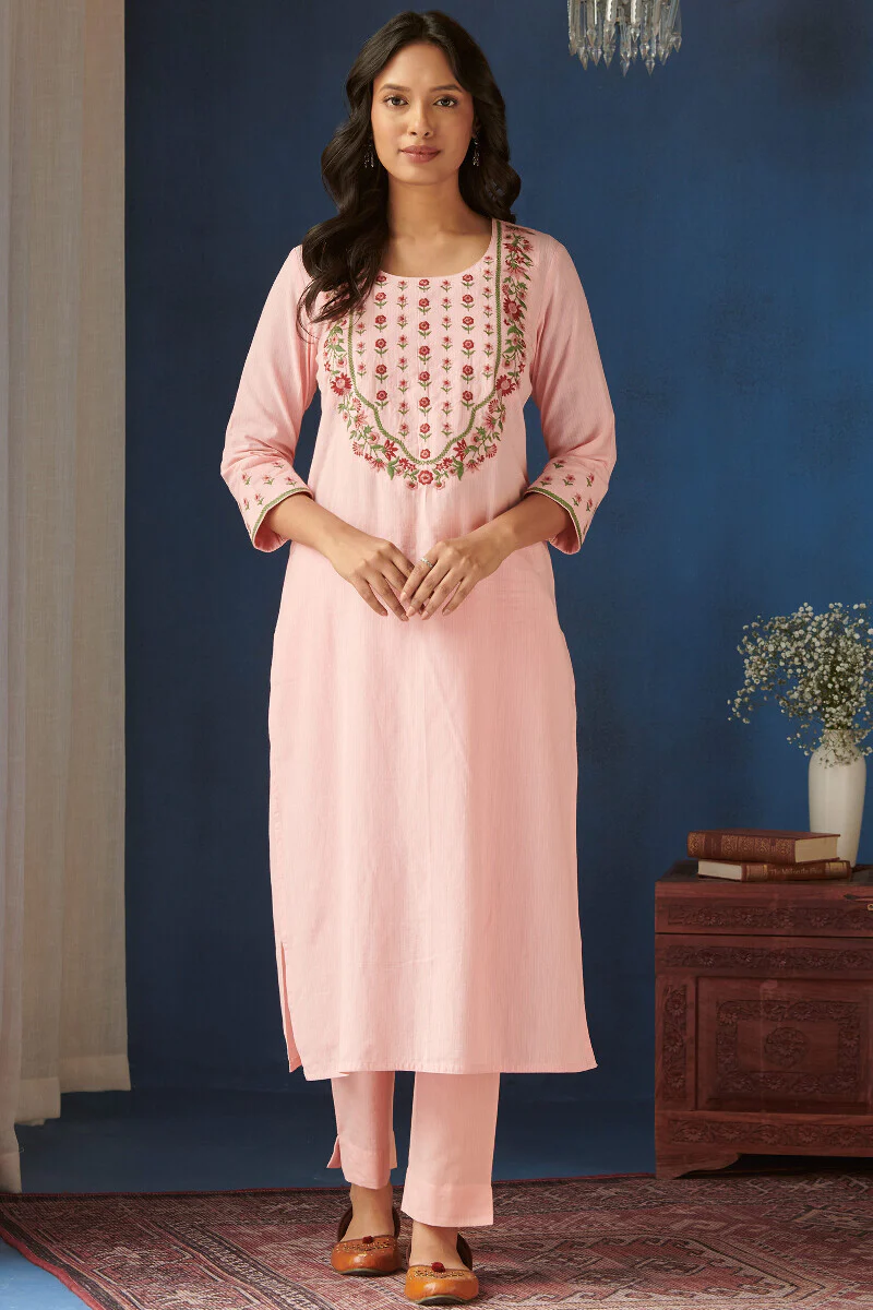 Naadirah Jia Pink Kurta - Image 2