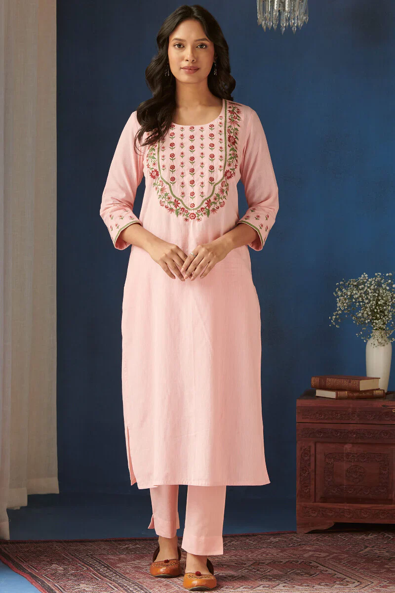 Surplus: Naadirah Jia Pink Kurta - Image 2