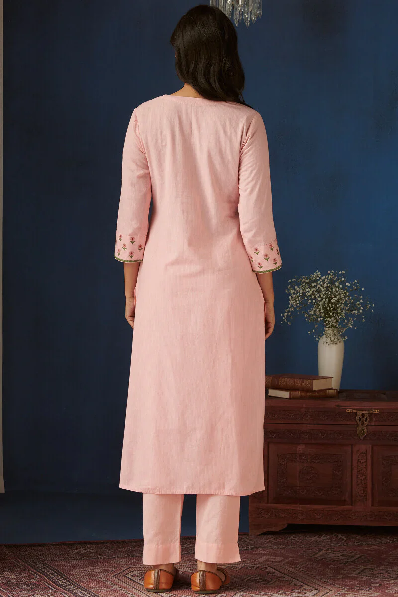 Surplus: Naadirah Jia Pink Kurta - Image 7