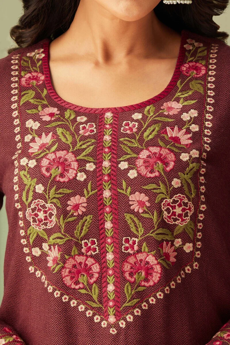 Naadirah Nafisa Faux Wool Kurta - Image 5