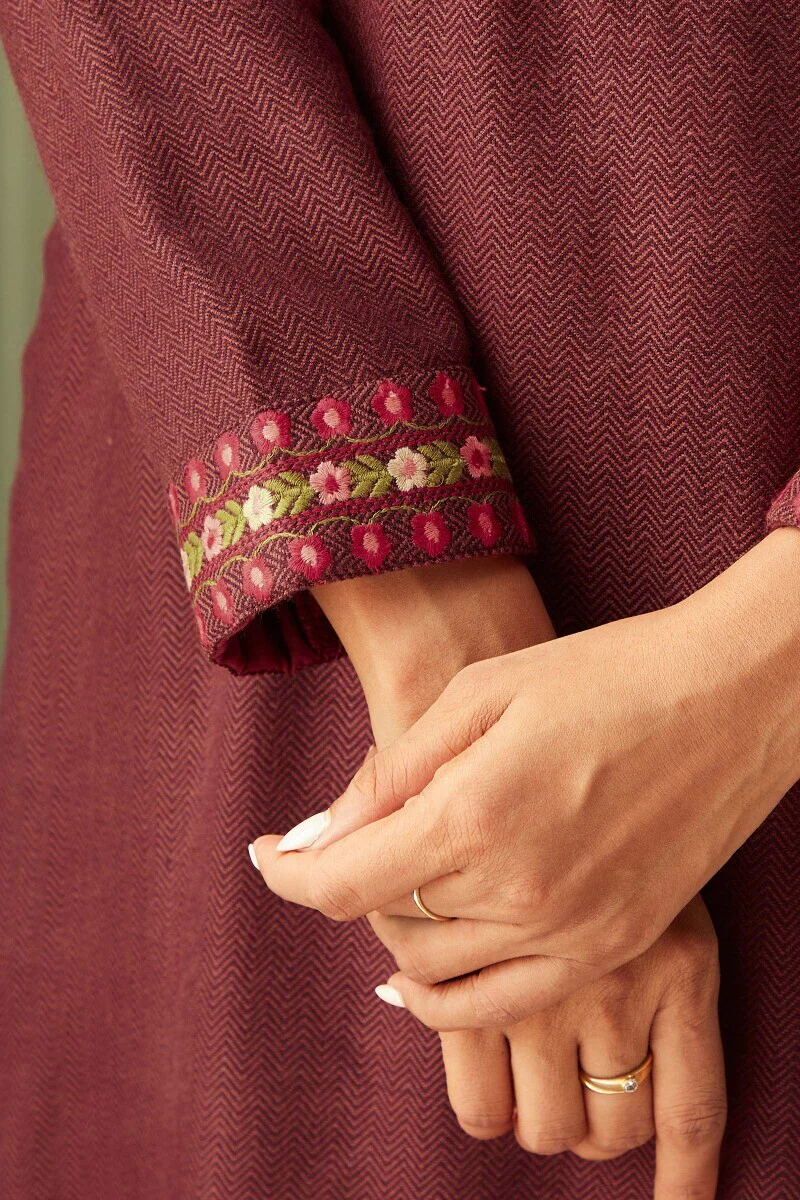 Naadirah Nafisa Faux Wool Kurta - Image 6