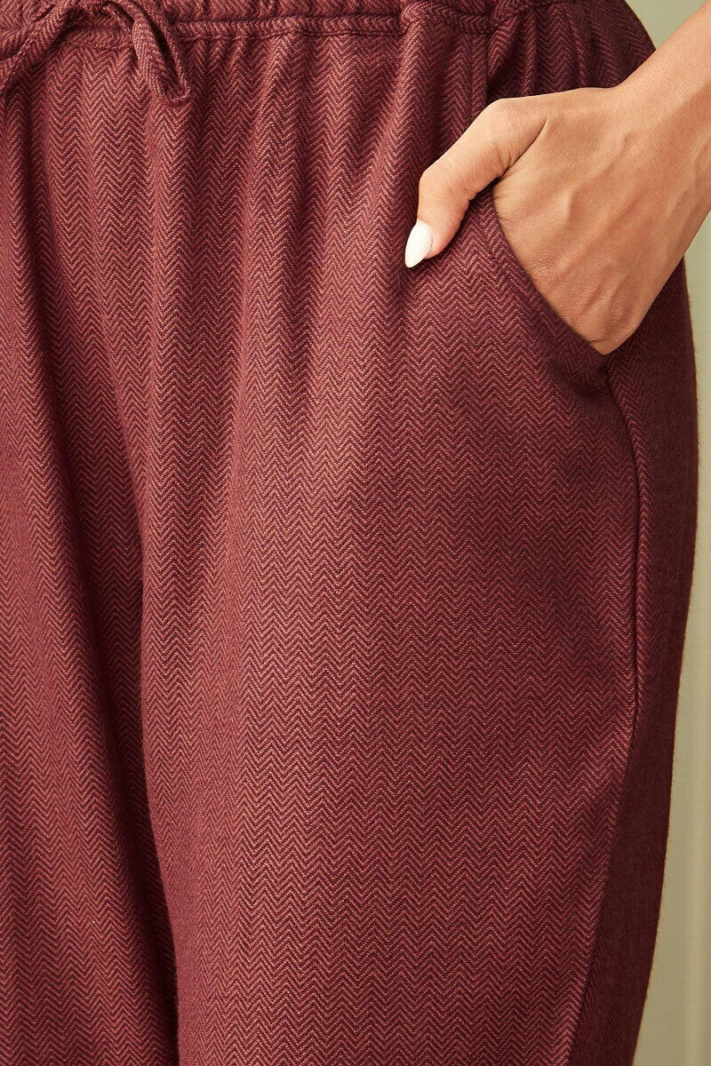 Naadirah Nafisa Faux Wool Narrow Pants - Image 4