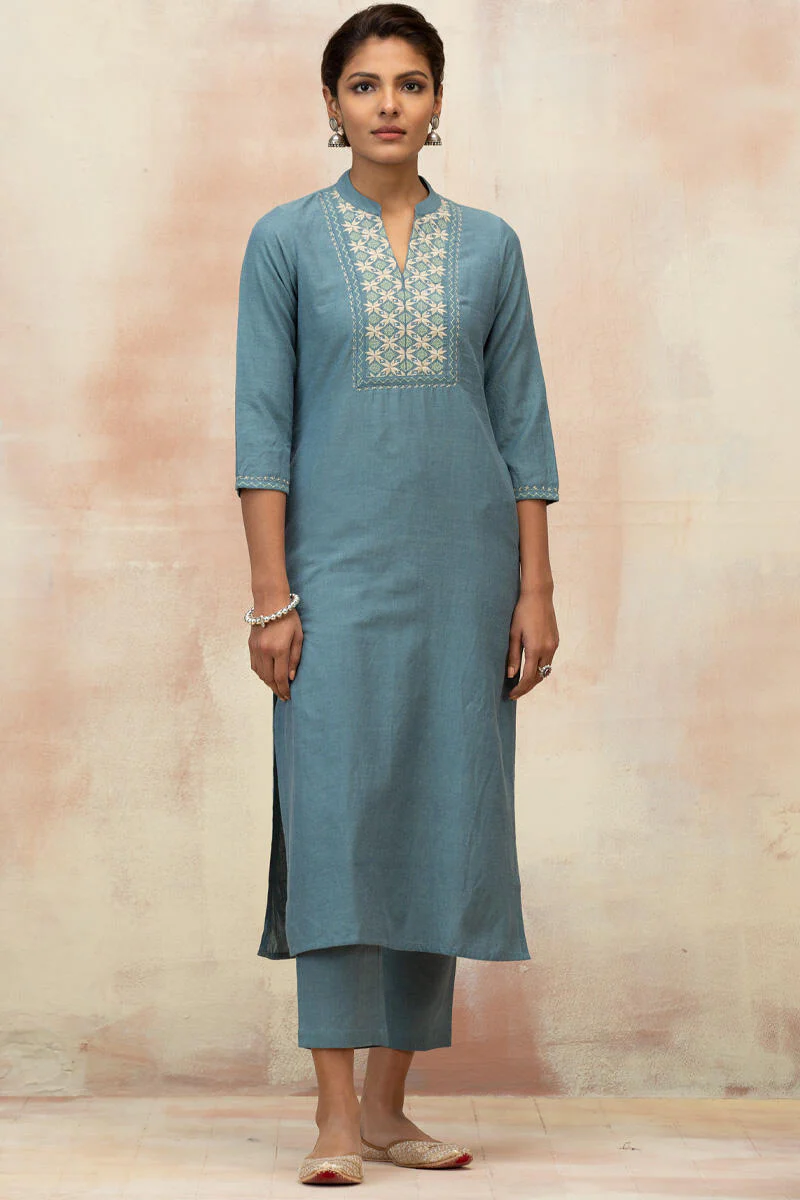 Naadirah Nazm Handloom Kurta - Image 2