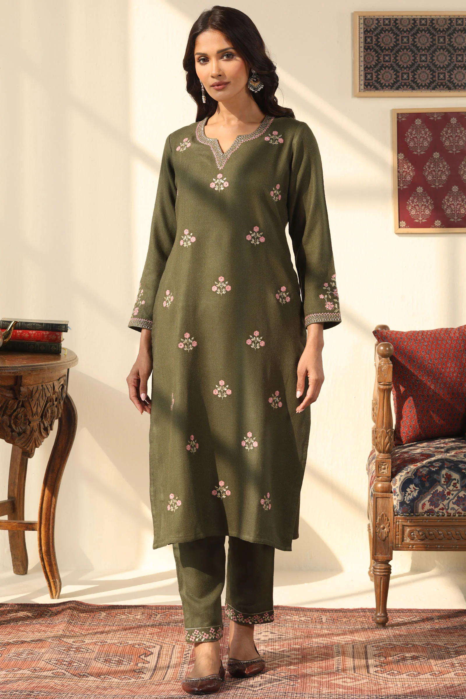 Naadirah Parisa Faux Wool Kurta - Image 2