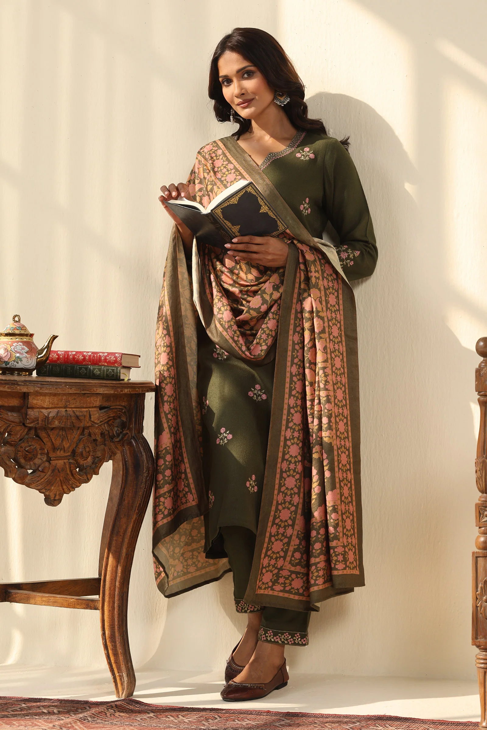 Naadirah Parisa Faux Wool Kurta - Image 7