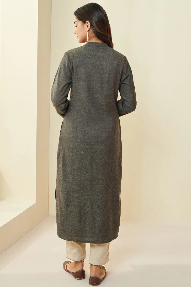 Naadirah Ruhani Faux Wool Kurta - Image 8